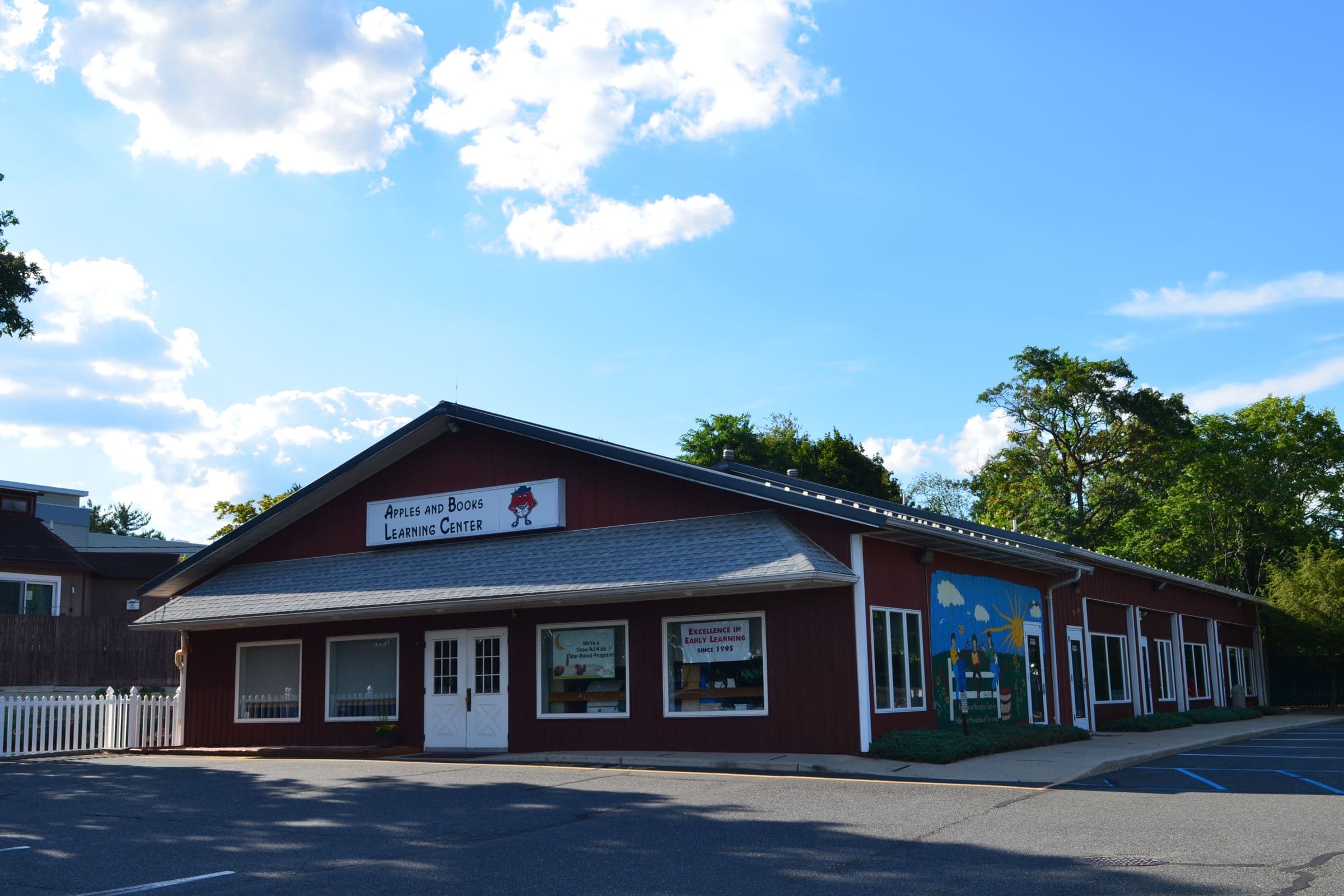 Exterior of Apples & Books Learning Center in Branchburg, New Jersey